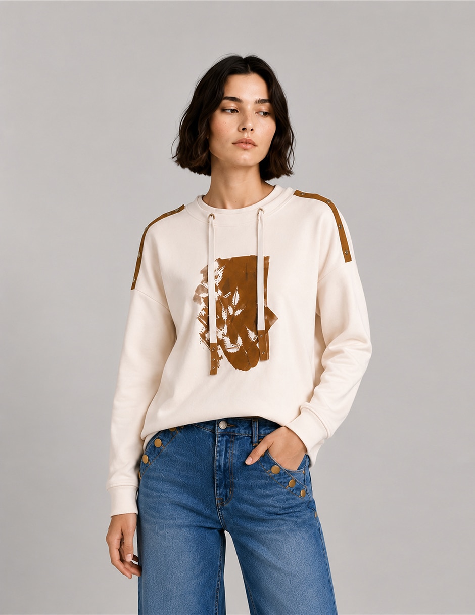 Sudadera con Sin capucha FW26 para mujer
