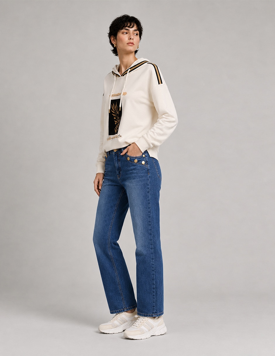 Sudadera con Con capucha FW26 para mujer 3