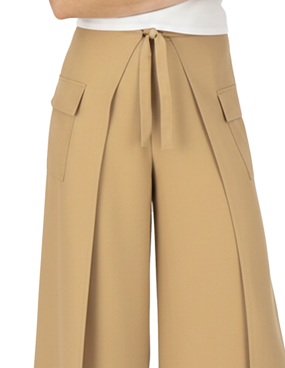Pantalón coulotte amplio para mujer 3