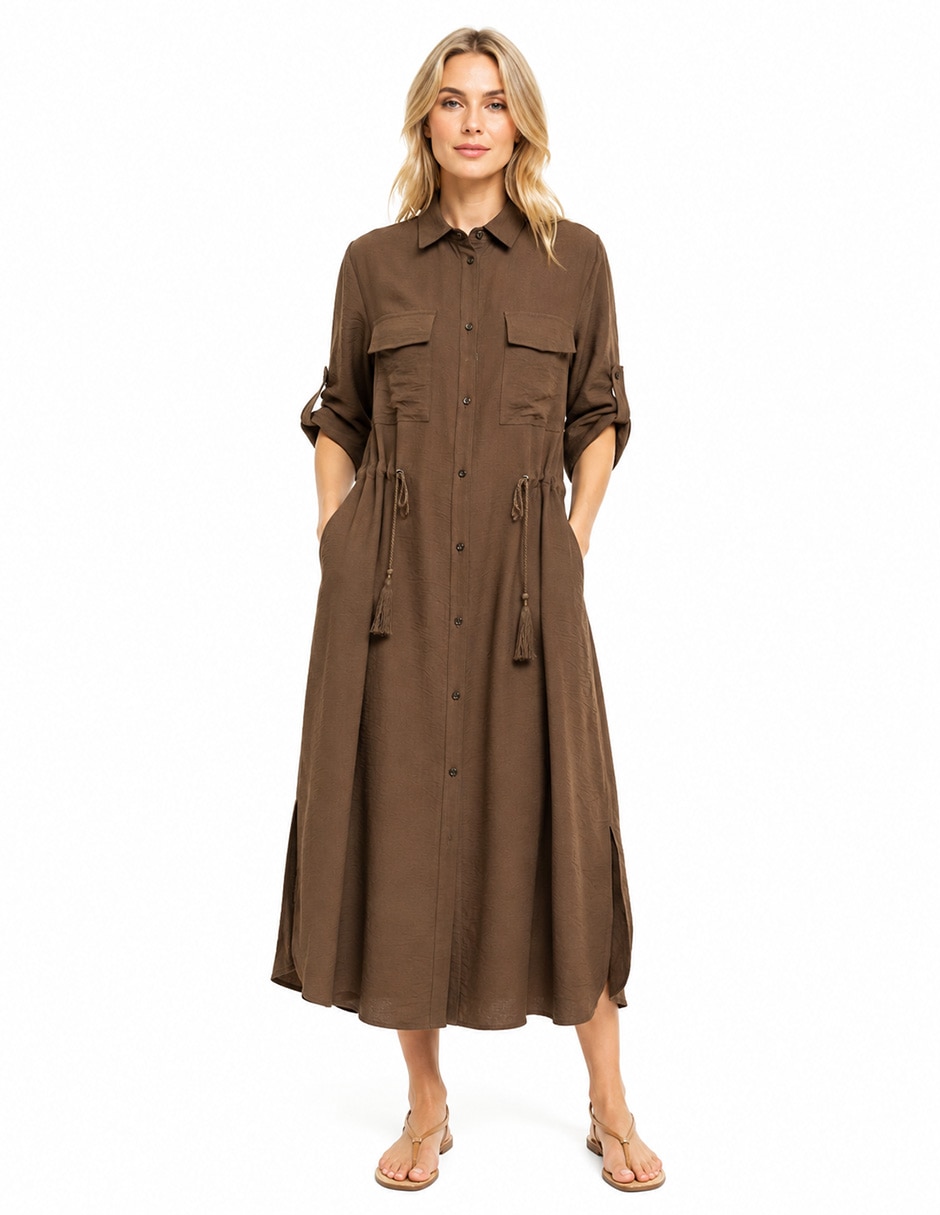 Vestido largo casual para mujer 5