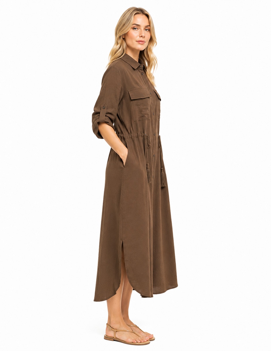 Vestido largo casual para mujer 4
