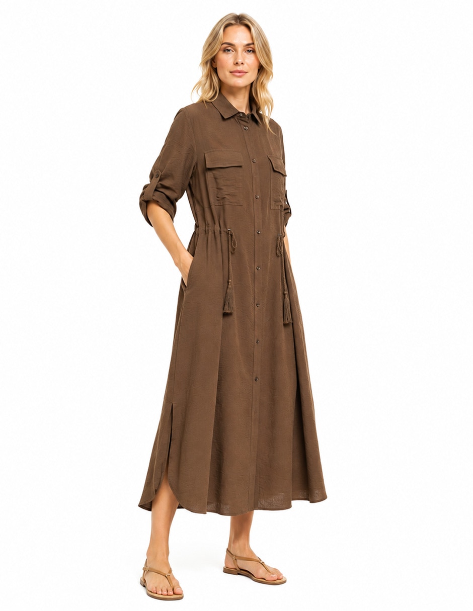 Vestido largo casual para mujer 3