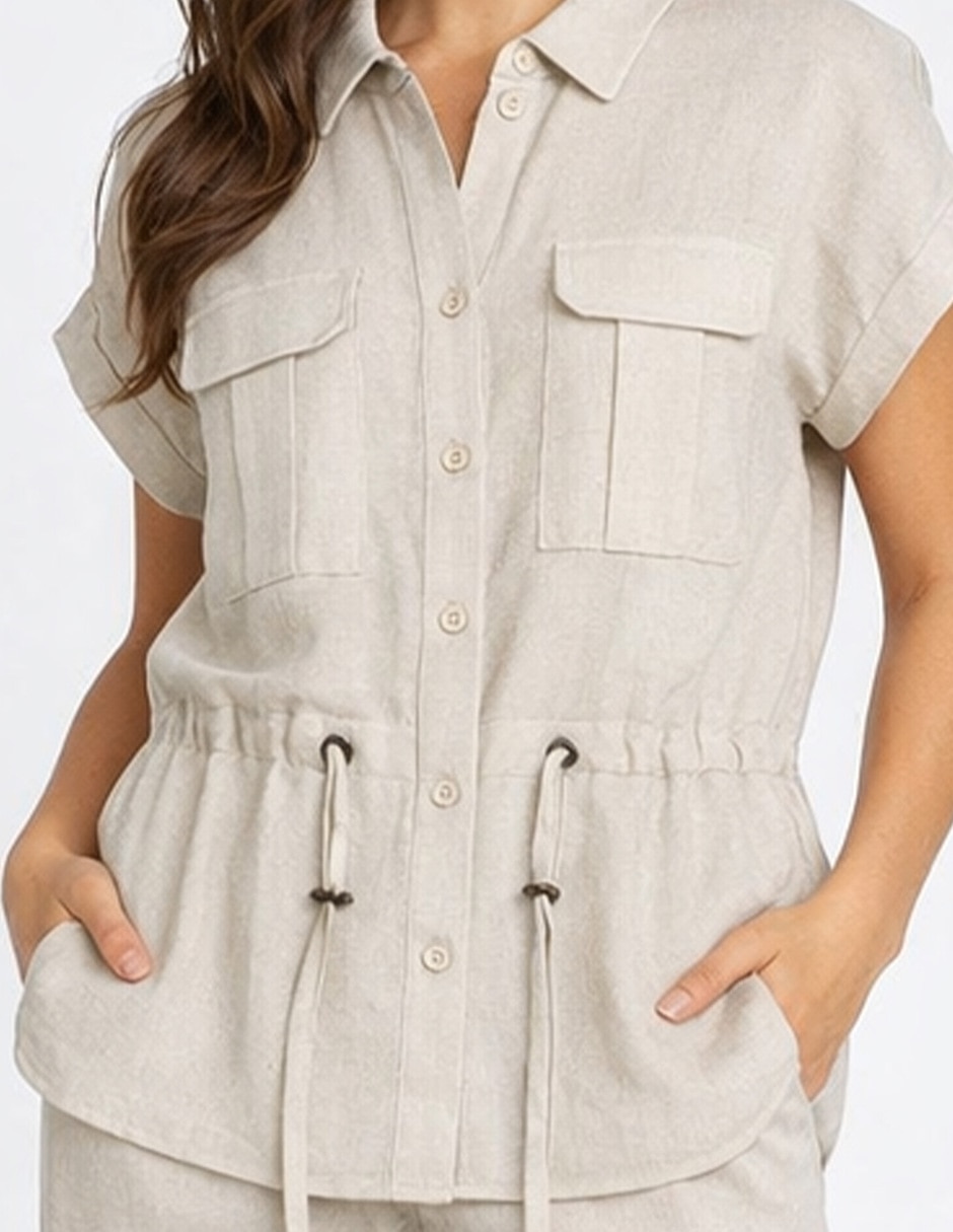 Blusa manga corta para mujer 3