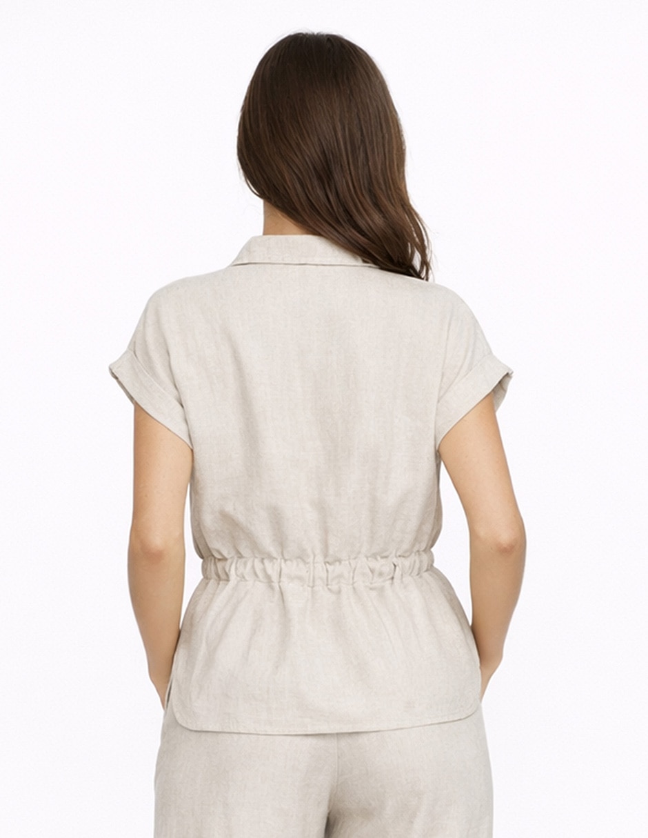 Blusa manga corta para mujer 2