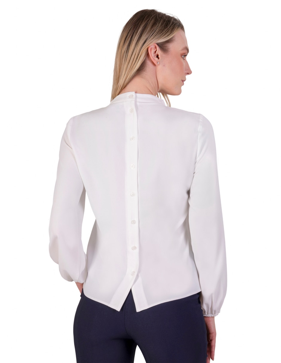Blusa manga larga para mujer 4