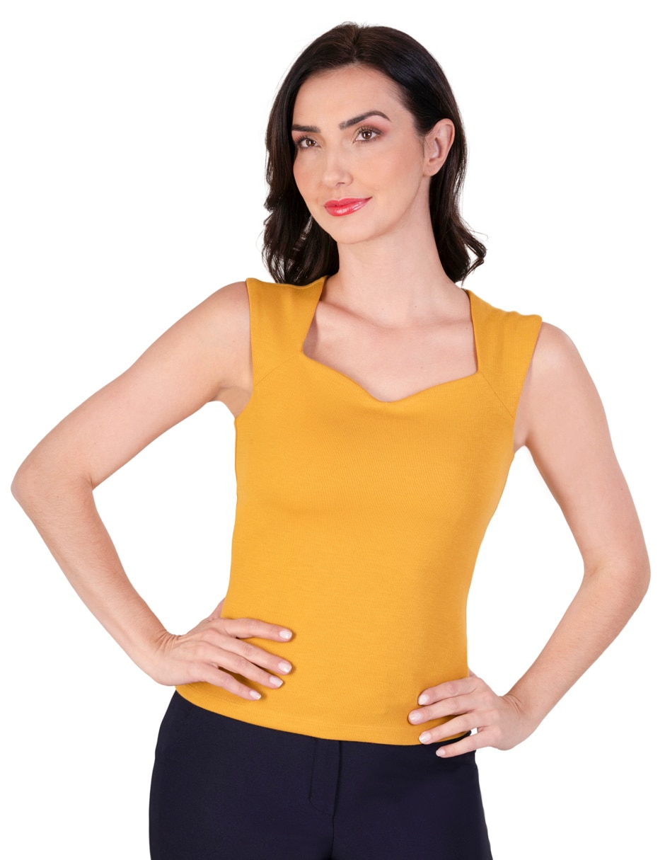 Blusa atelier petite manga corta para mujer