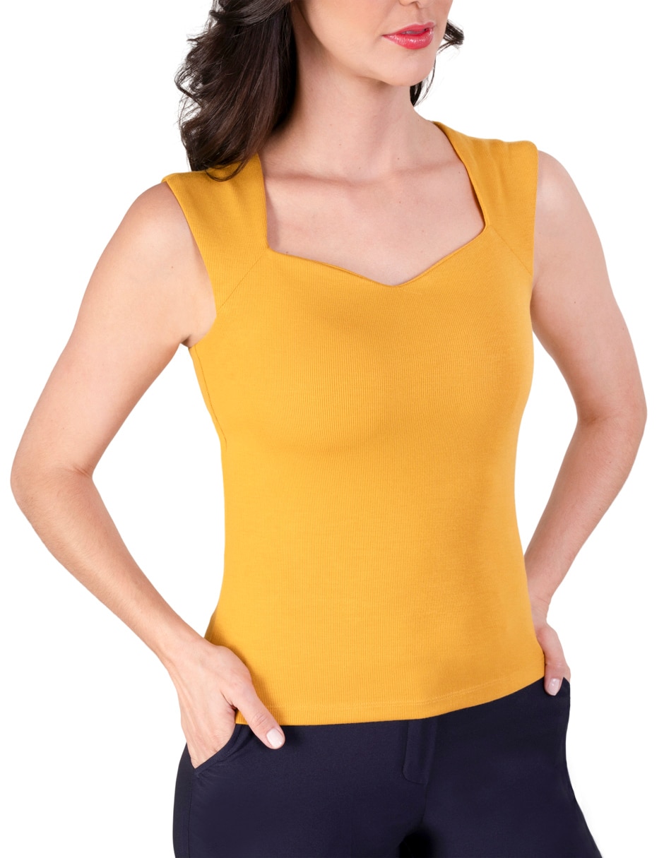 Blusa atelier petite manga corta para mujer