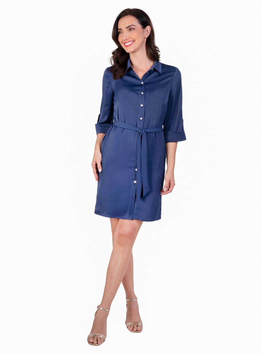 Vestido a la rodilla casual para mujer 2