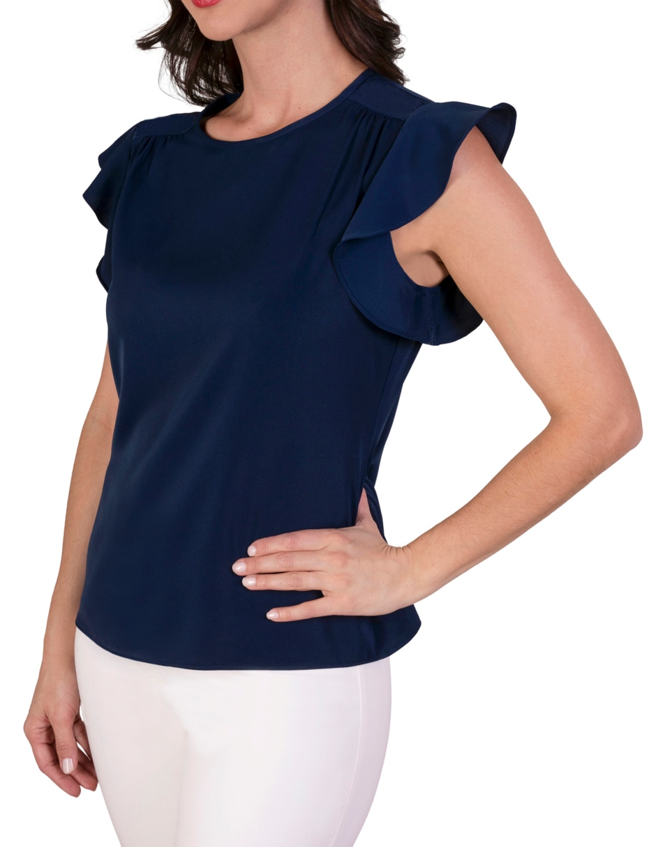 Blusa manga corta para mujer 3