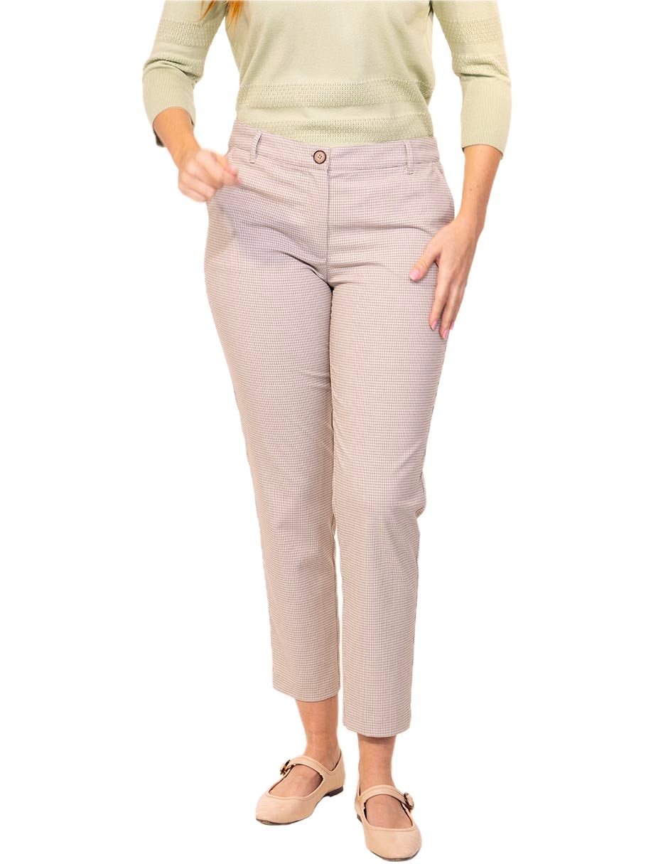 Pantalón regular regular para mujer 4