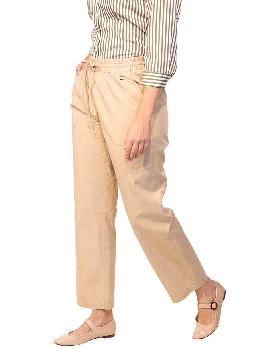 Pantalón regular regular para mujer 2