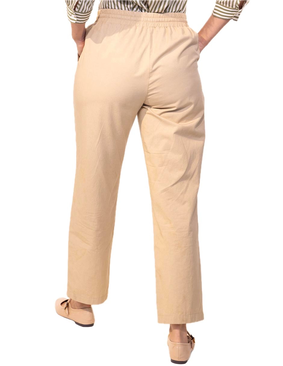 Pantalón regular regular para mujer 4