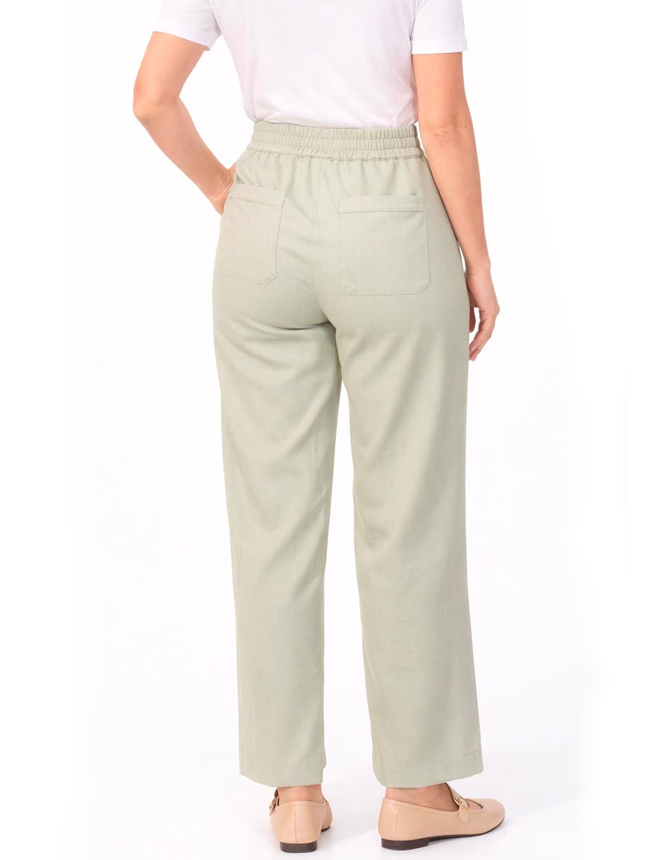 Pantalón regular regular para mujer 2