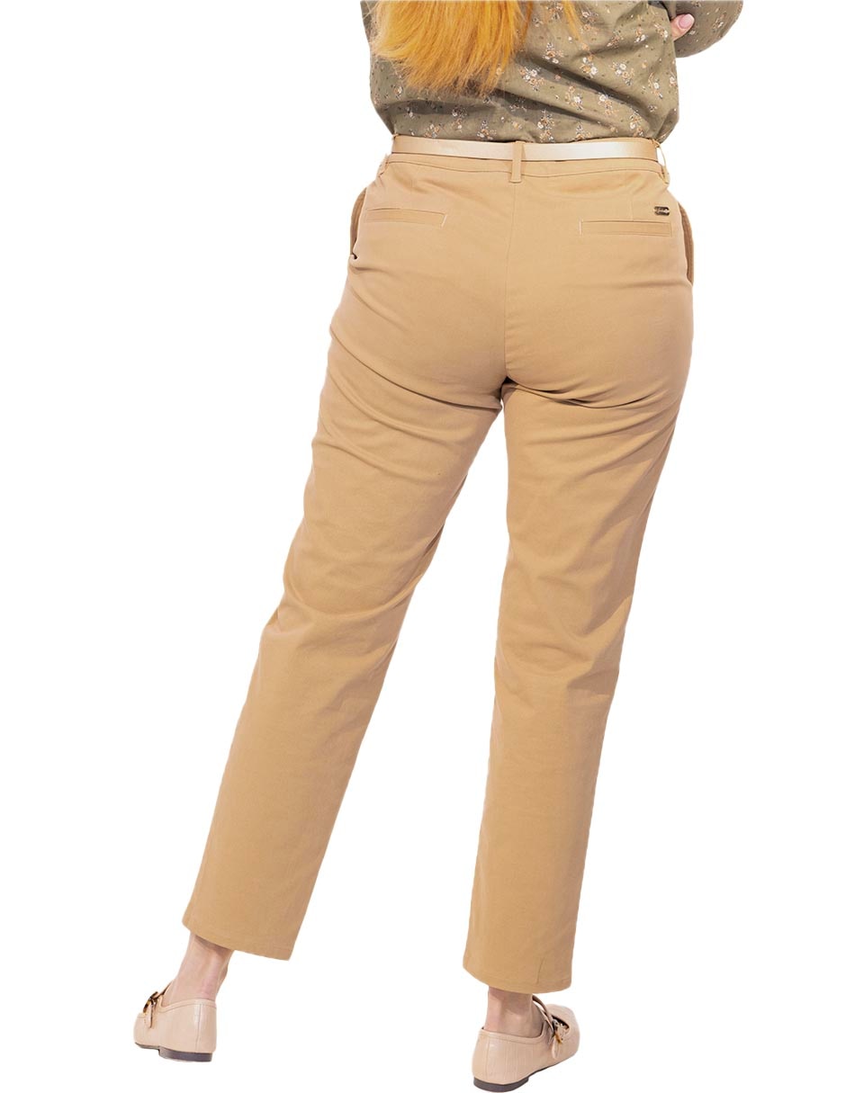 Pantalón regular regular para mujer 2