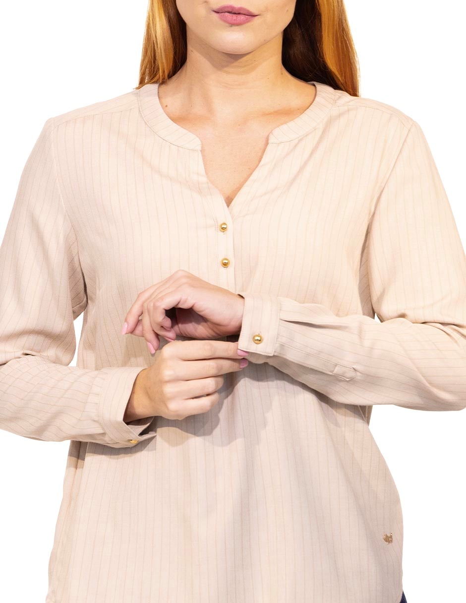 Blusa fegline manga larga para mujer 2