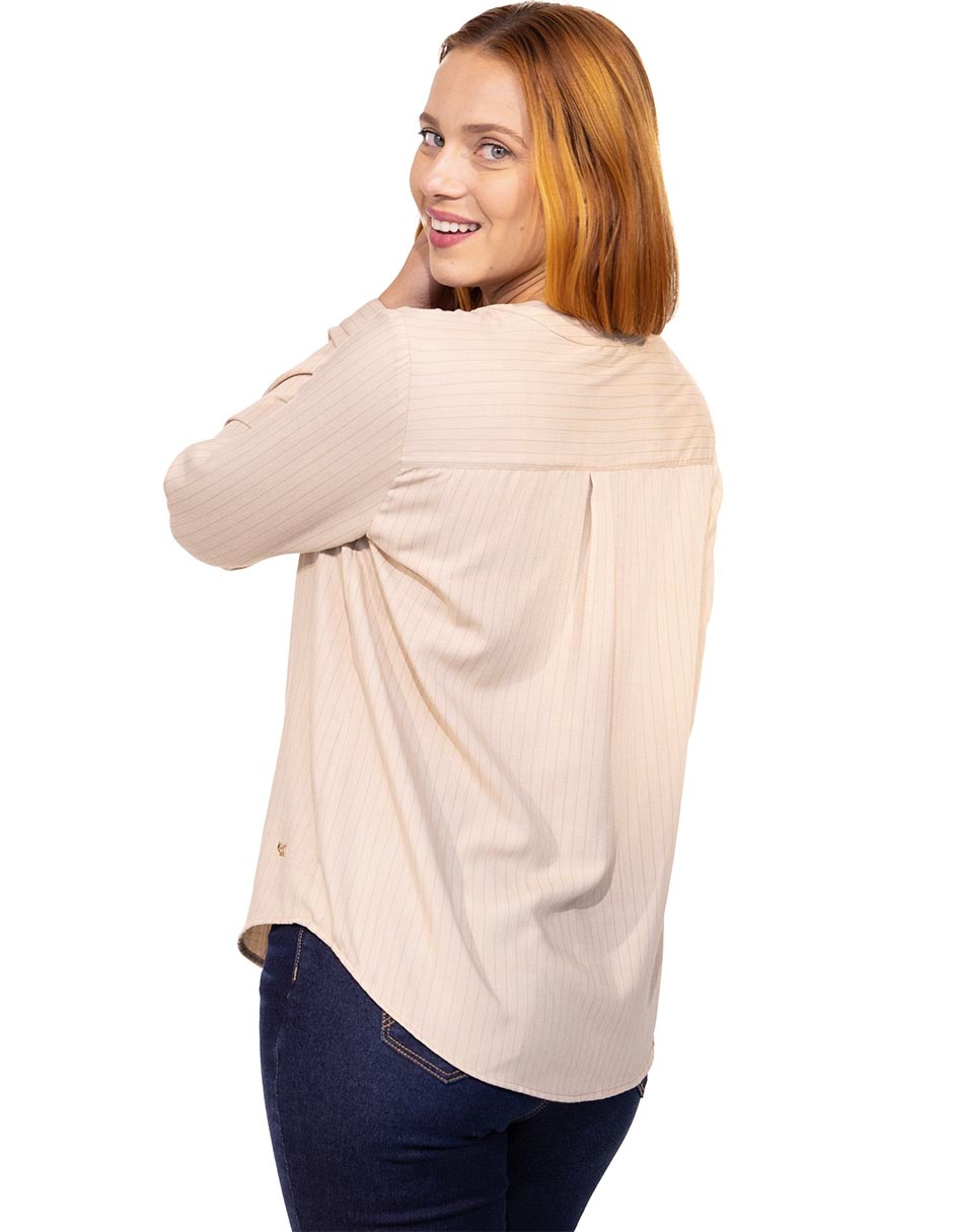 Blusa fegline manga larga para mujer 4