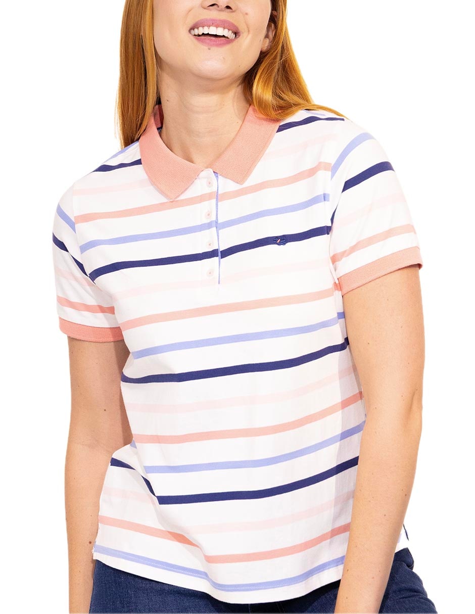 Playera tipo polo ferrioni para mujer