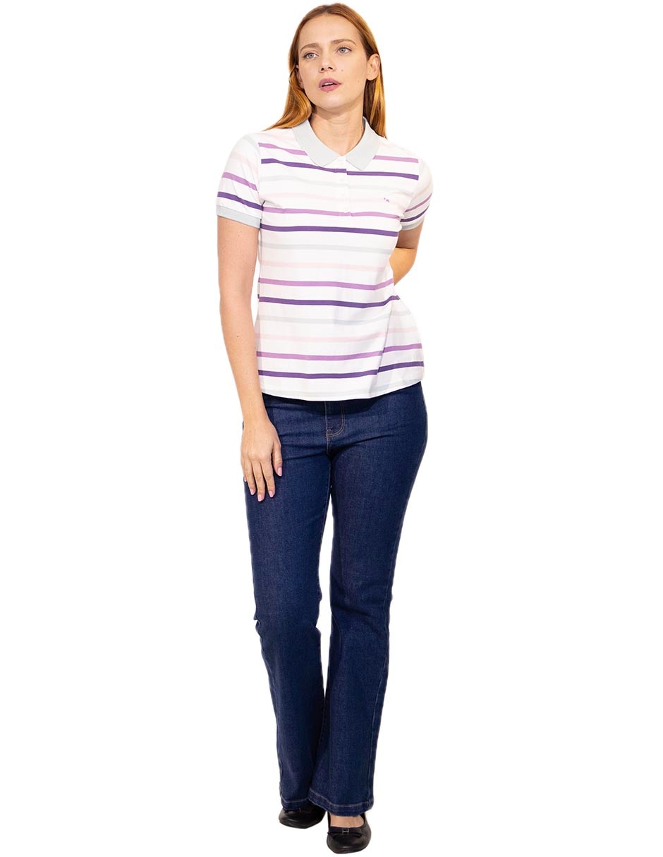 Playera tipo polo para mujer 3