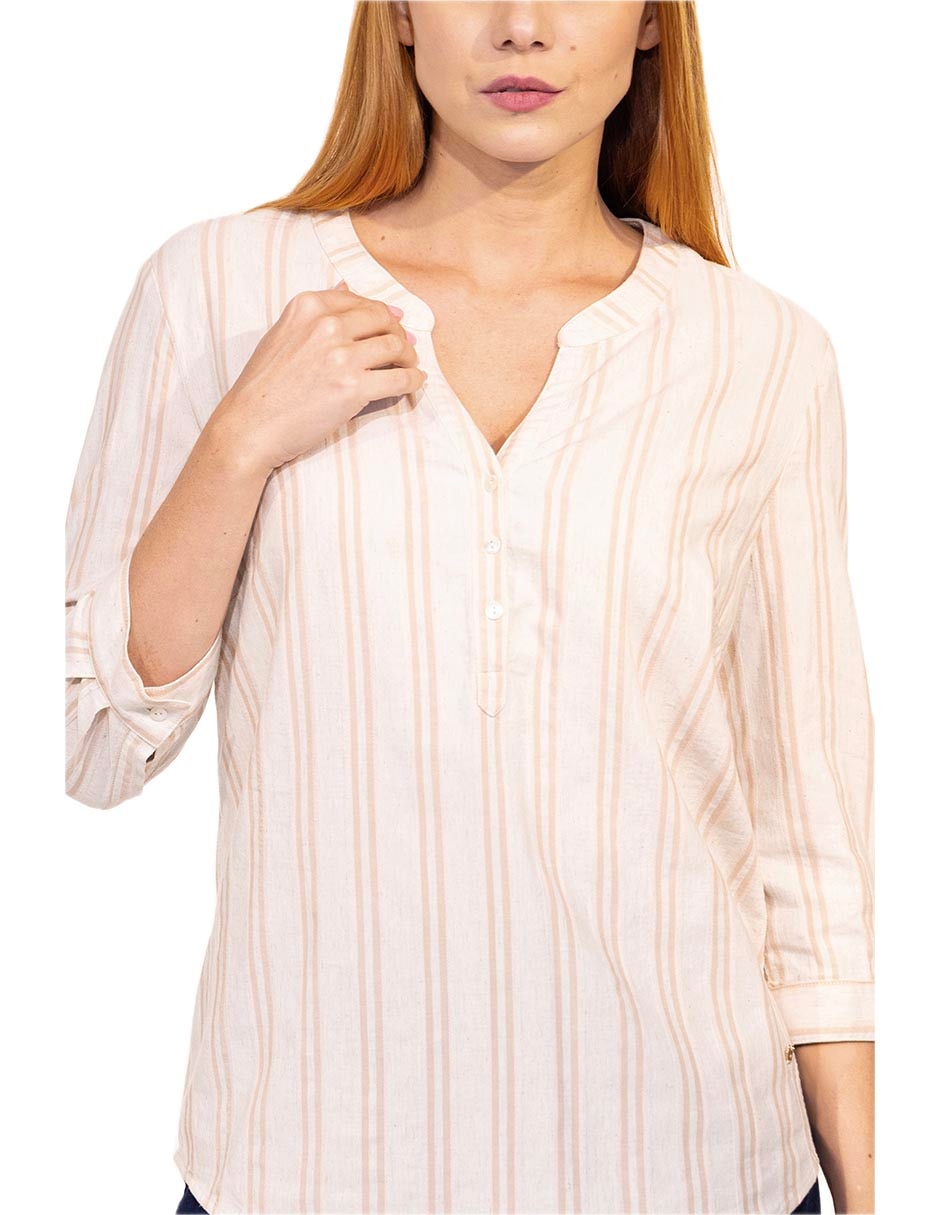Blusa izamar manga 3/4 para mujer 2