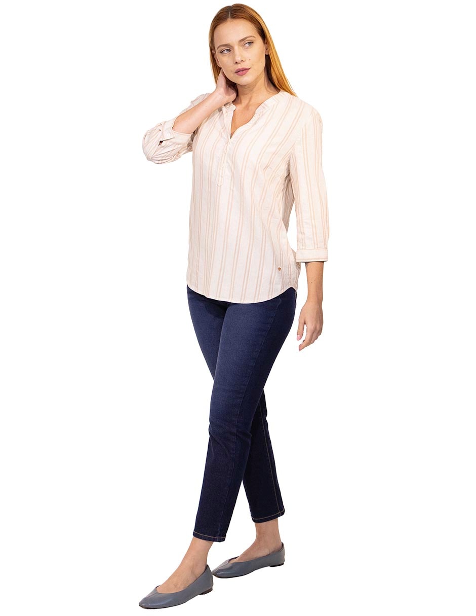 Blusa izamar manga 3/4 para mujer 3