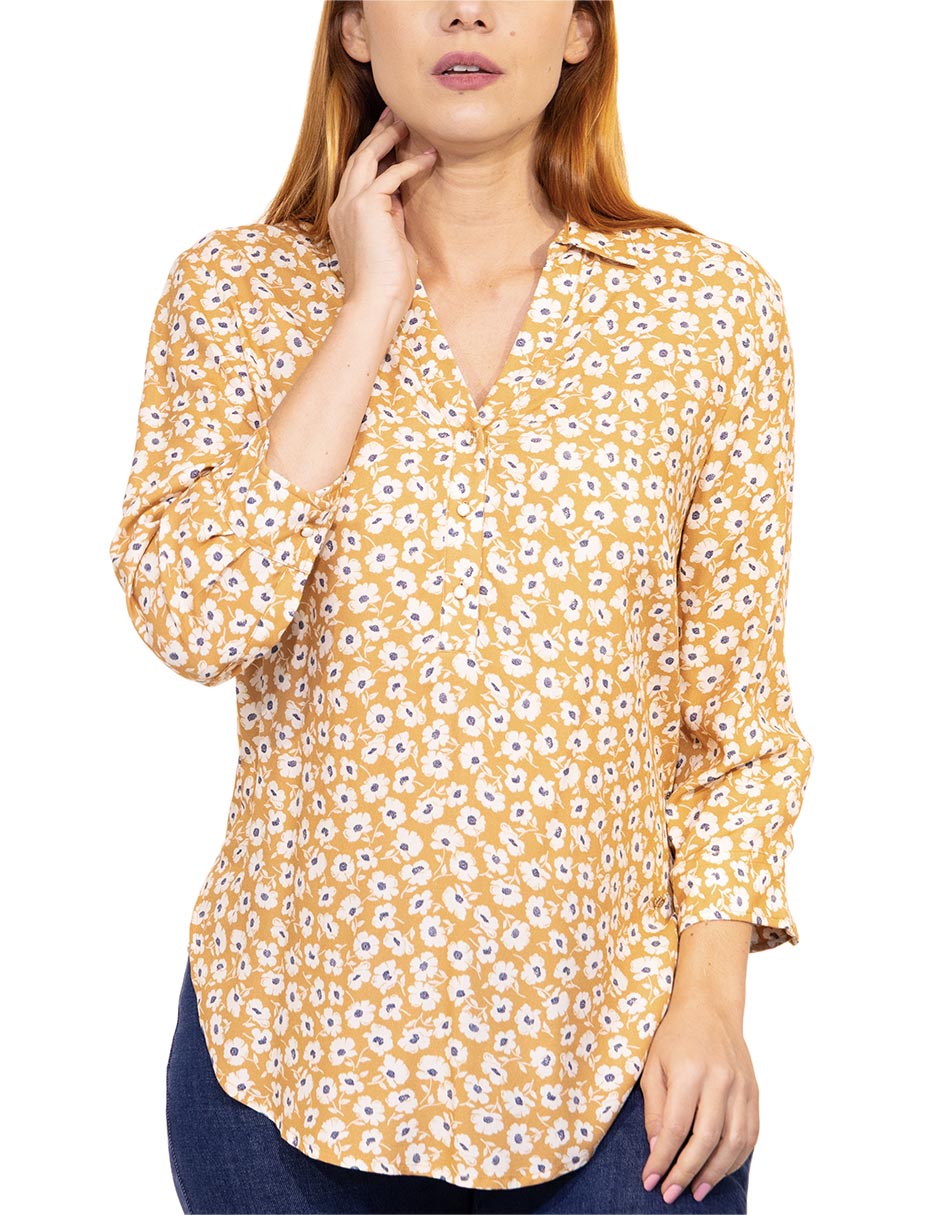 Blusa alzata manga 3/4 para mujer 3