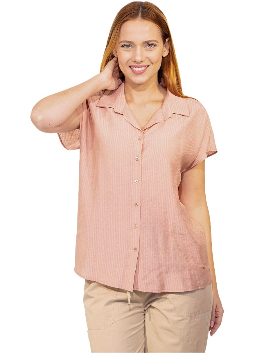 Blusa Ferrioni Bellaria manga corta para mujer