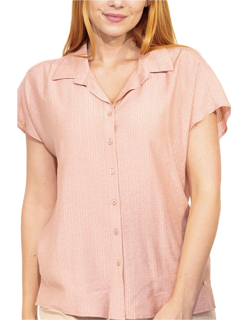 Blusa Ferrioni Bellaria manga corta para mujer