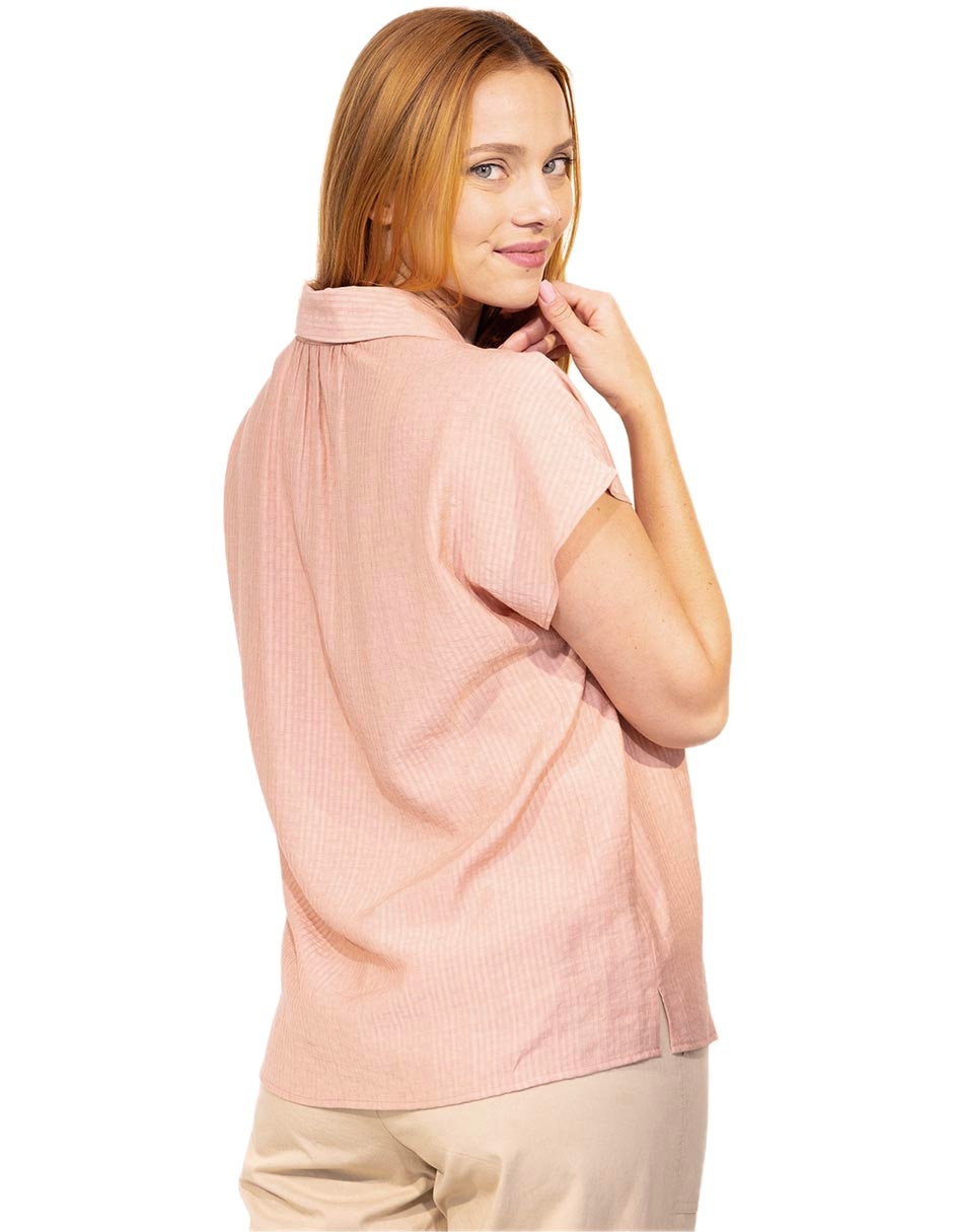 Blusa Ferrioni Bellaria manga corta para mujer