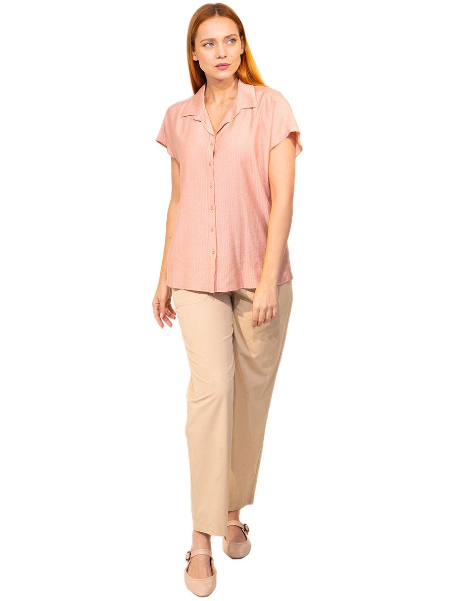 Blusa Ferrioni Bellaria manga corta para mujer