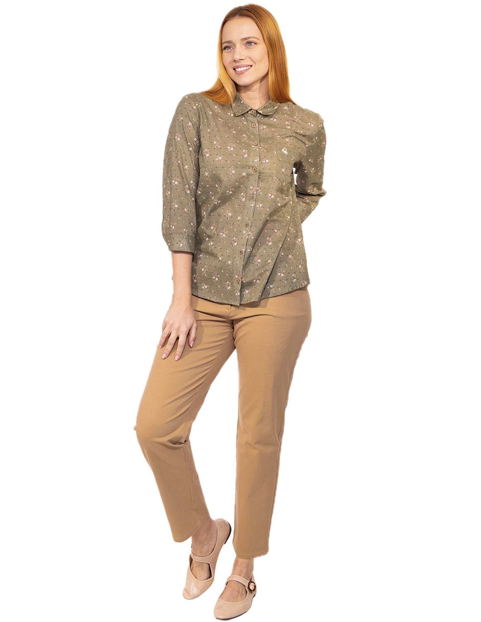 Blusa Tainy manga 3/4 para mujer 2