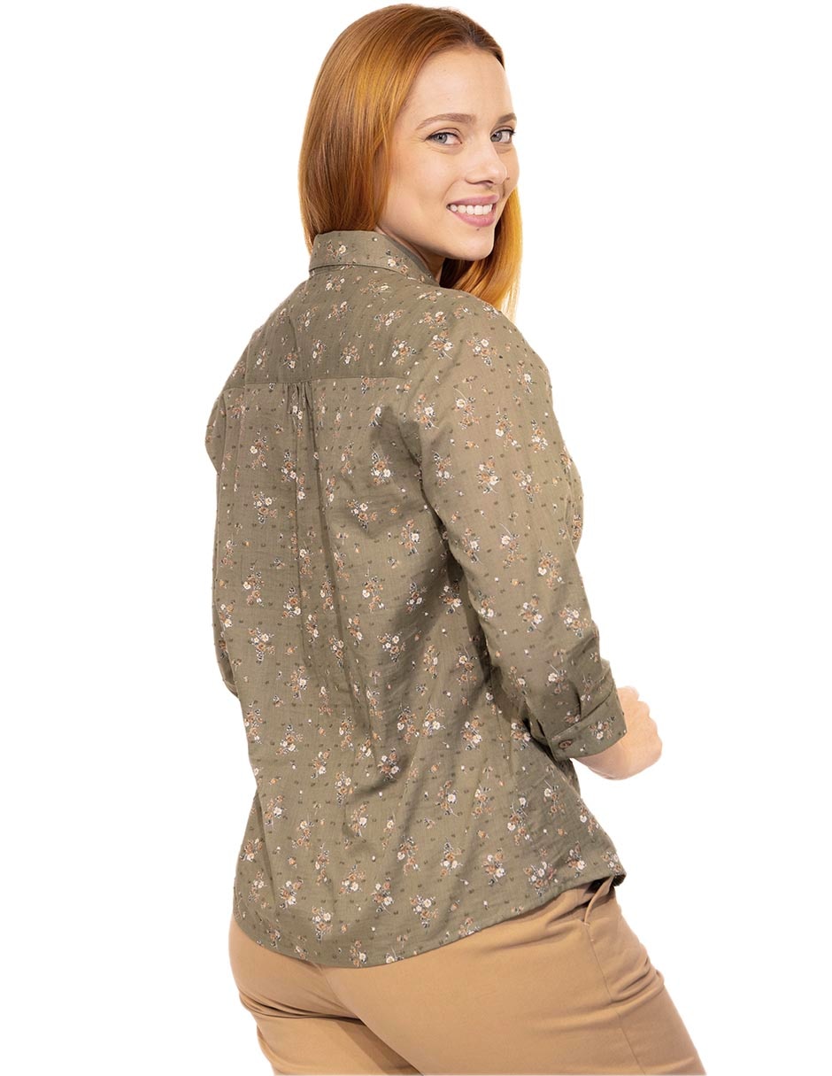 Blusa Tainy manga 3/4 para mujer 3