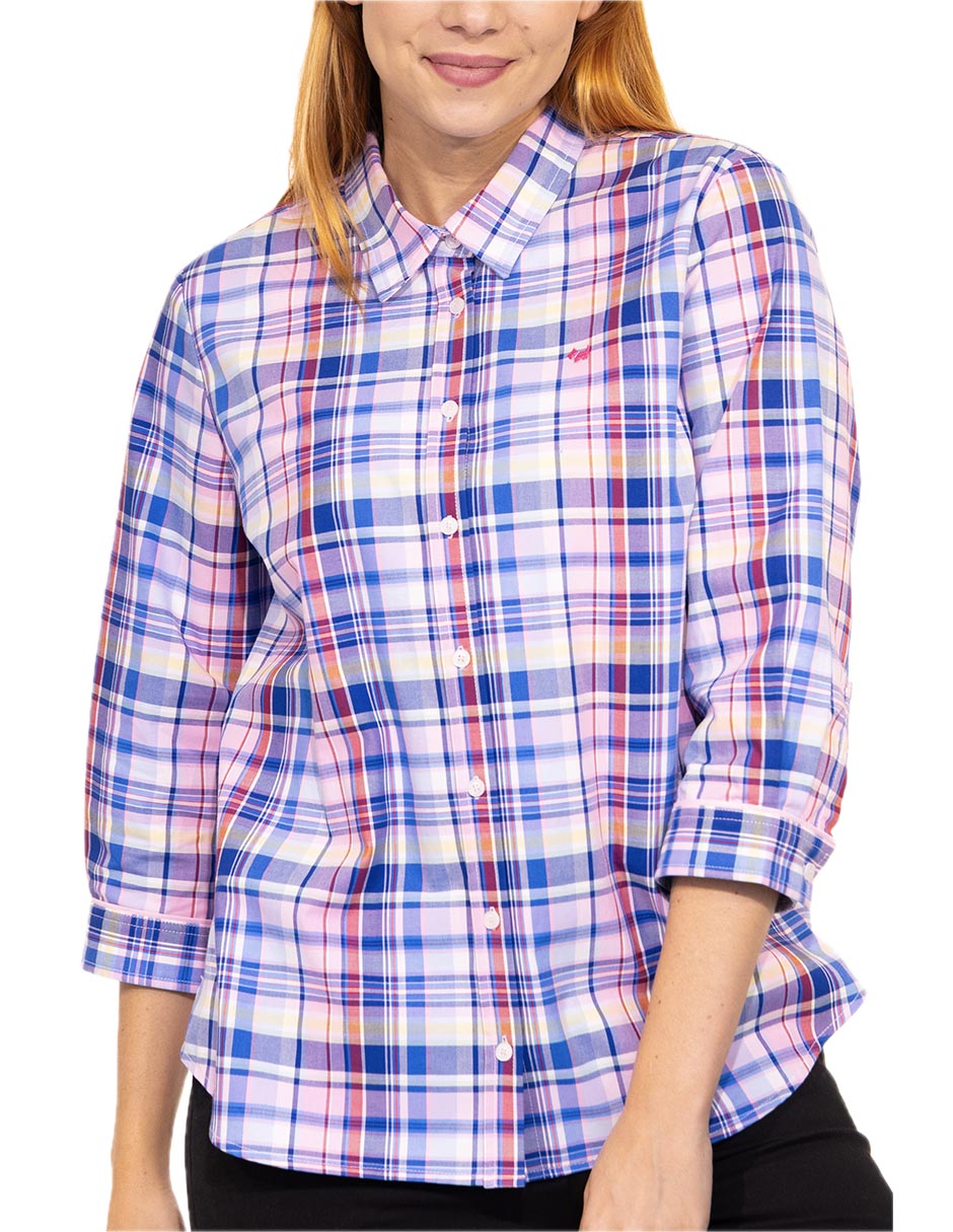 Blusa Kosuke manga 3/4 para mujer 2