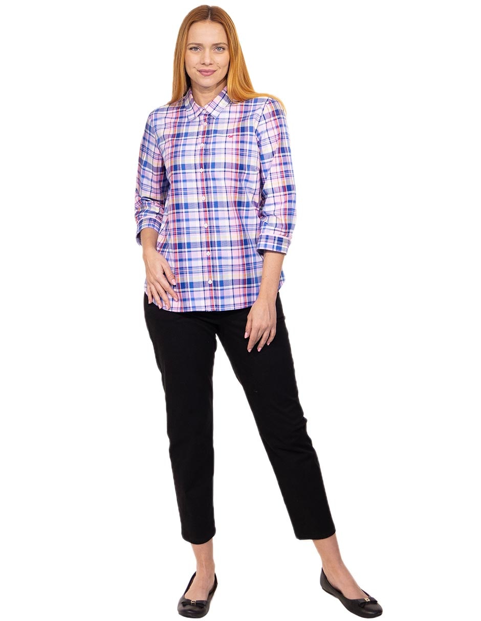 Blusa Kosuke manga 3/4 para mujer 3