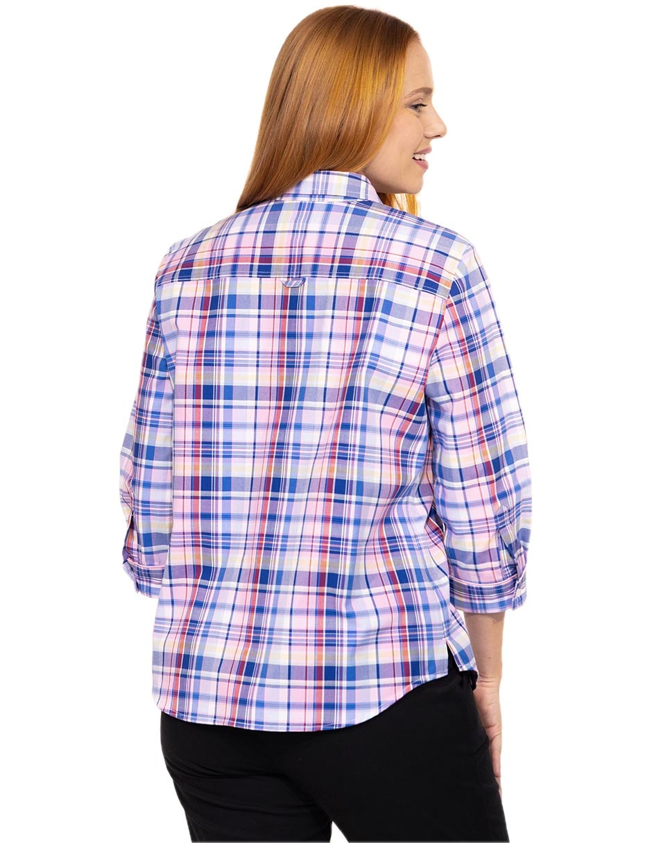 Blusa Kosuke manga 3/4 para mujer 4