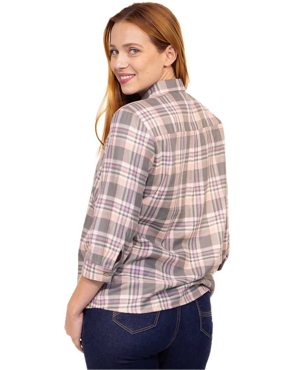 Blusa Barrow manga 3/4 para mujer 4