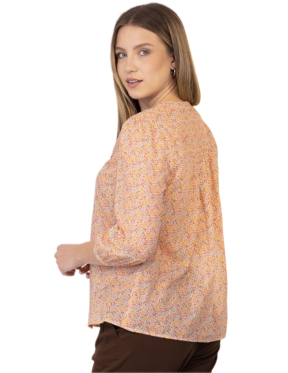 Blusa Rosana manga 3/4 para mujer 4