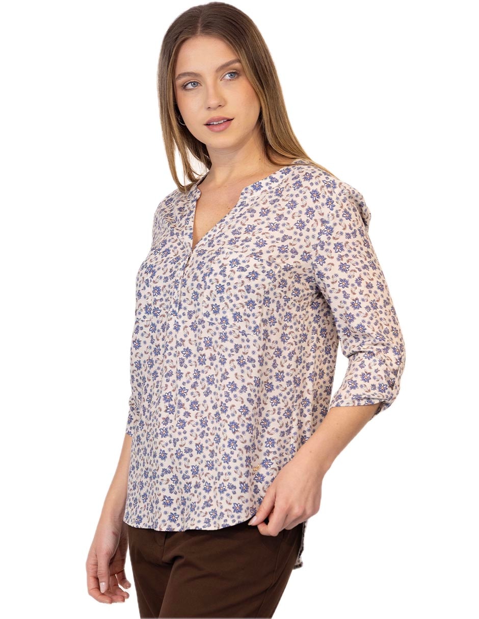 Blusa Sulaya manga 3/4 para mujer Blusa Sulaya manga 3/4 para mujer