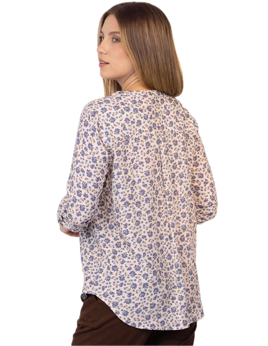Blusa Sulaya manga 3/4 para mujer 4