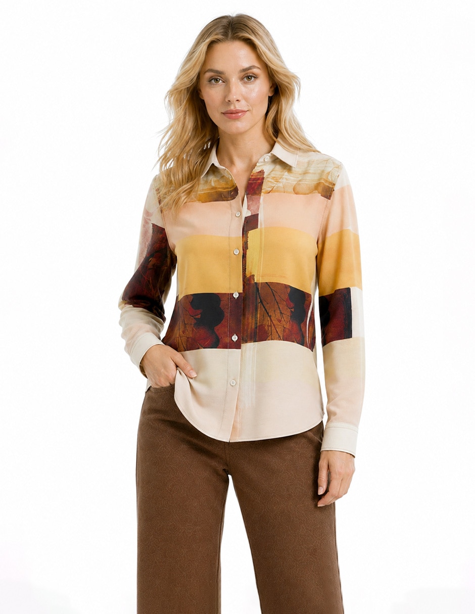 Blusa Muriel manga larga para mujer Blusa Muriel manga larga para mujer