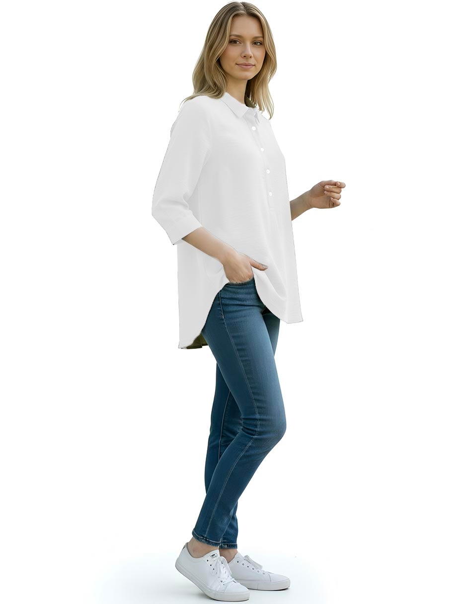 Blusa Maina manga 3/4 para mujer 2