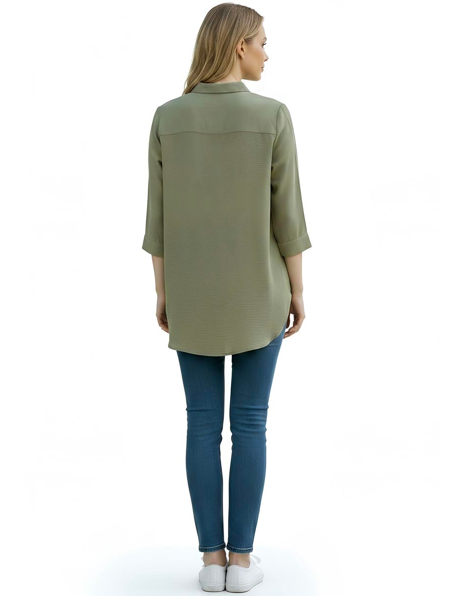 Blusa Ferrioni Maina manga 3/4 para mujer