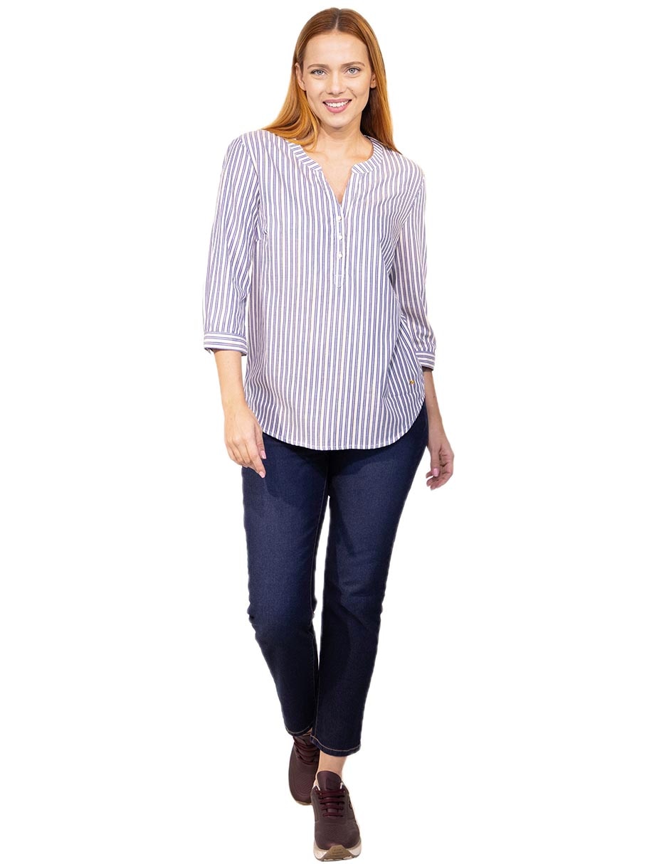Blusa Nilda manga 3/4 para mujer 4