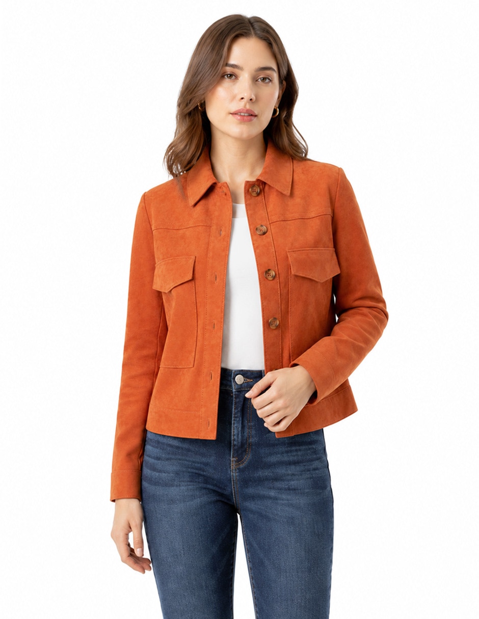 Chamarra casual Gardenia para mujer