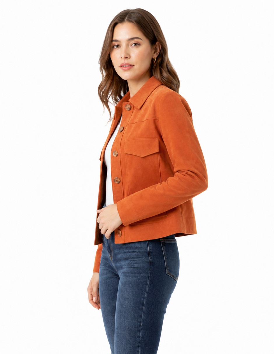 Chamarra casual Gardenia para mujer 5
