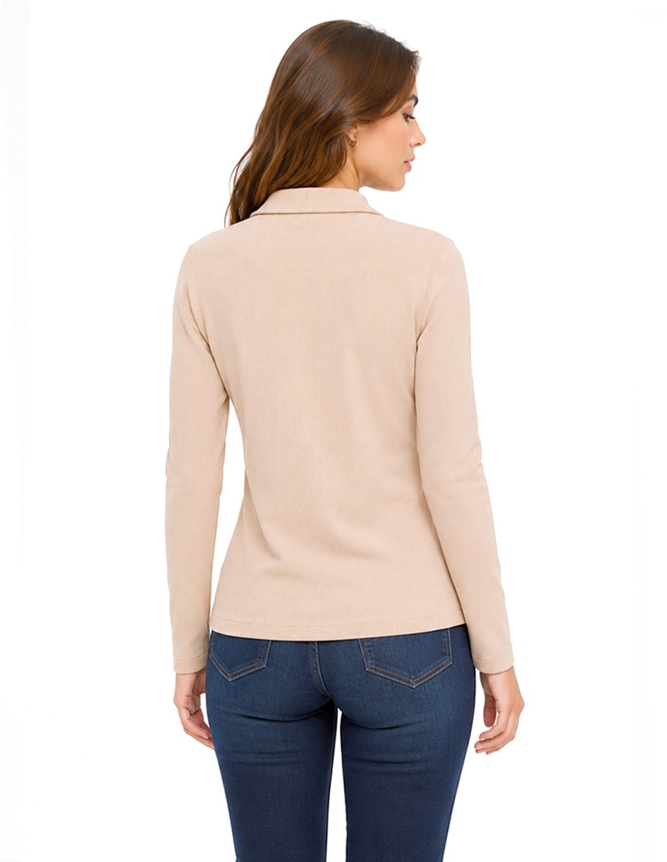 Blusa manga larga para mujer 3