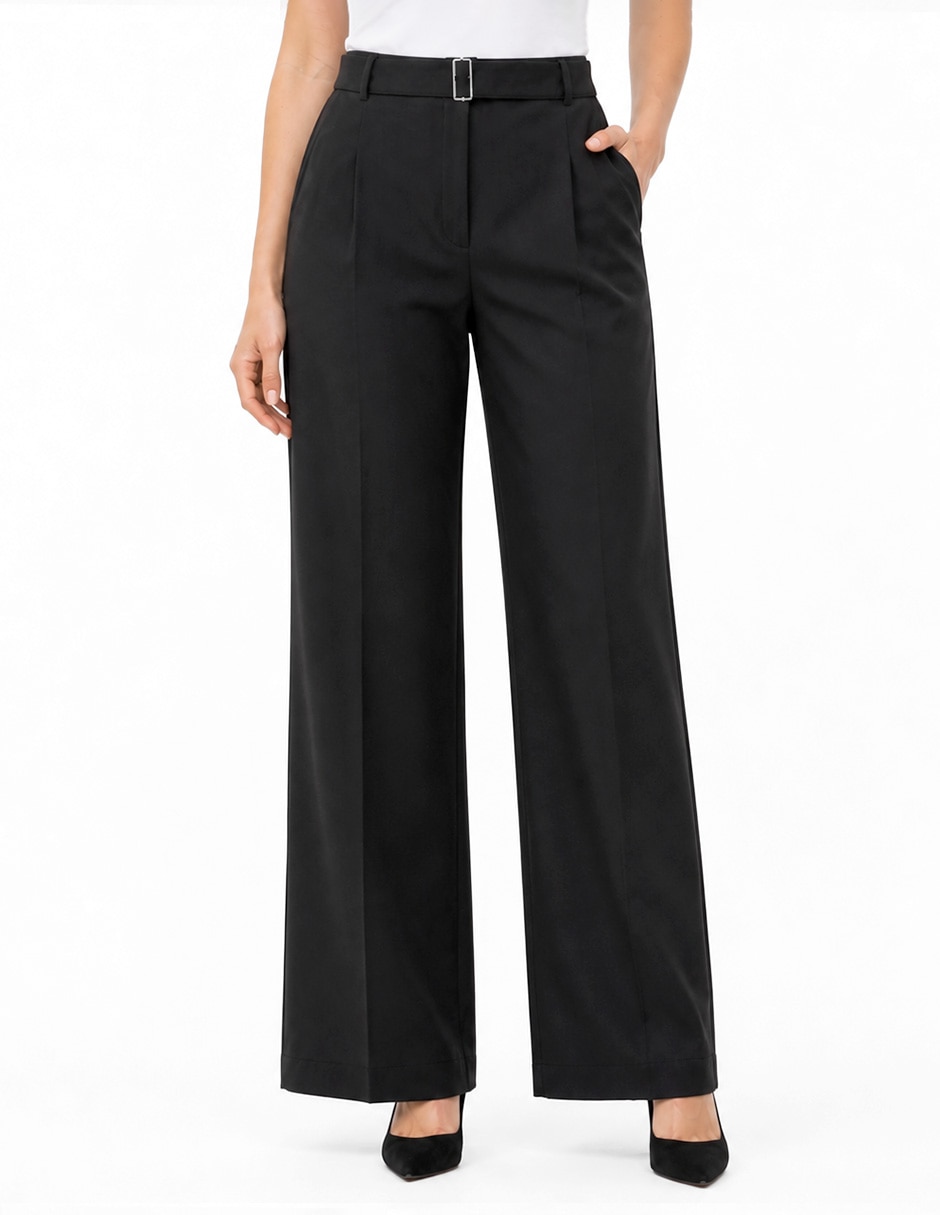 Pantalón regular regular para mujer