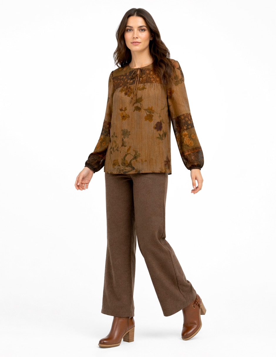 Blusa Cristiane manga larga para mujer 2