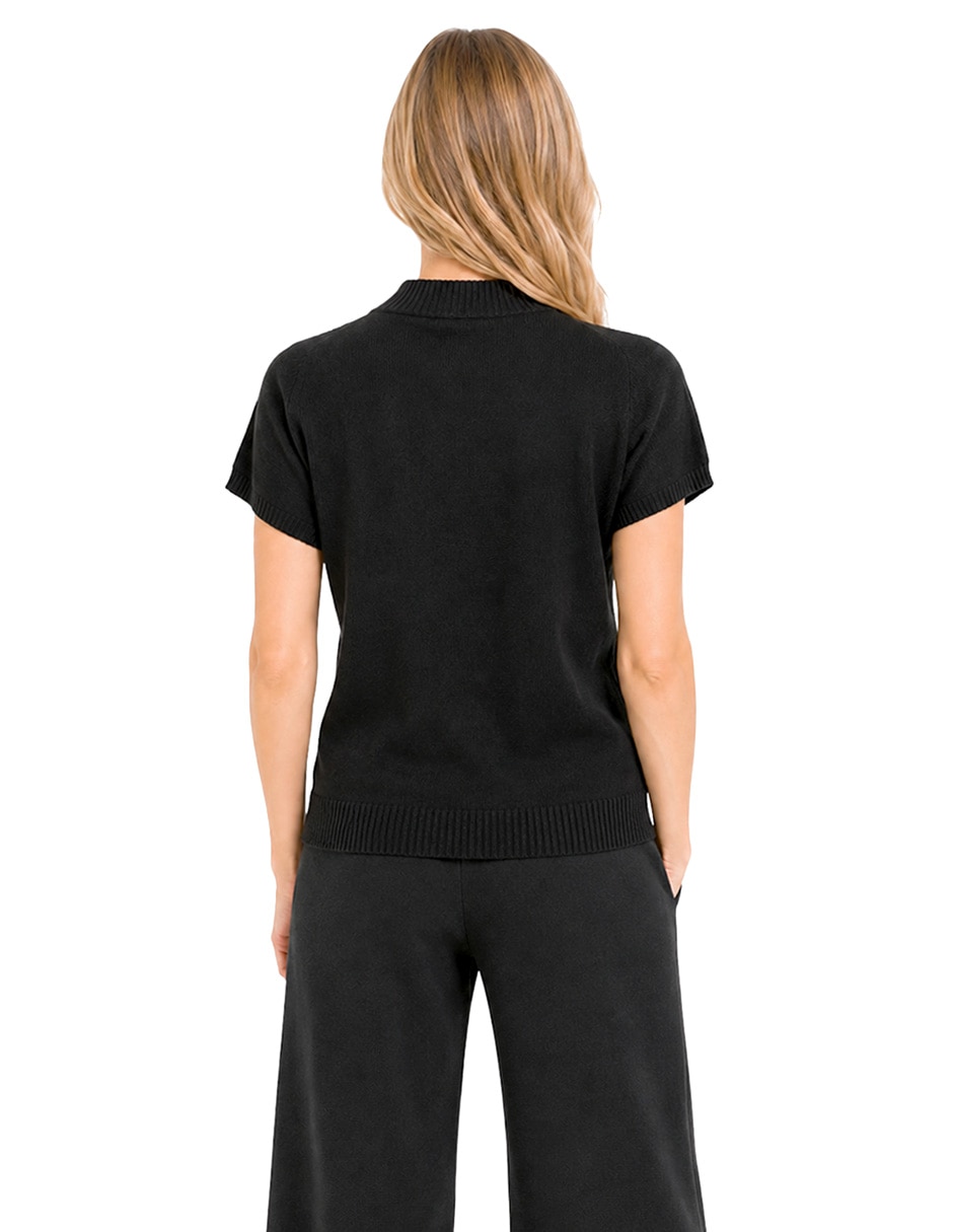 Suéter cuello alto para mujer