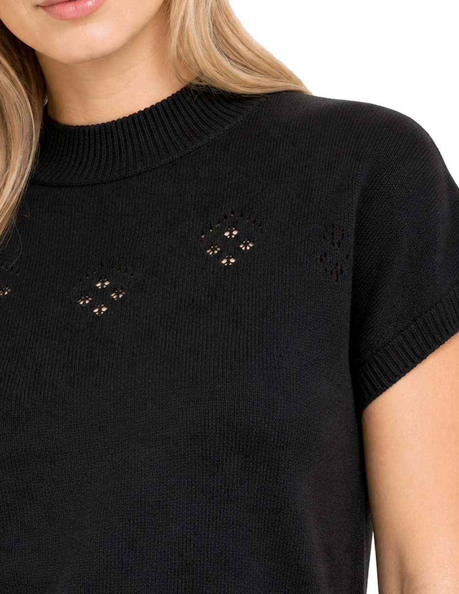 Suéter cuello alto para mujer
