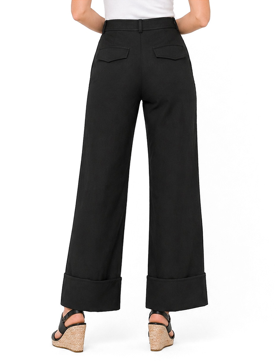 Pantalón capri recto para mujer 3